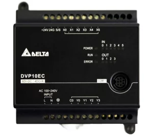 DVP10EC00R3 10 Point, 6DI/4DO (Relay), 100~240 AC Power, 1 COM: RS232
