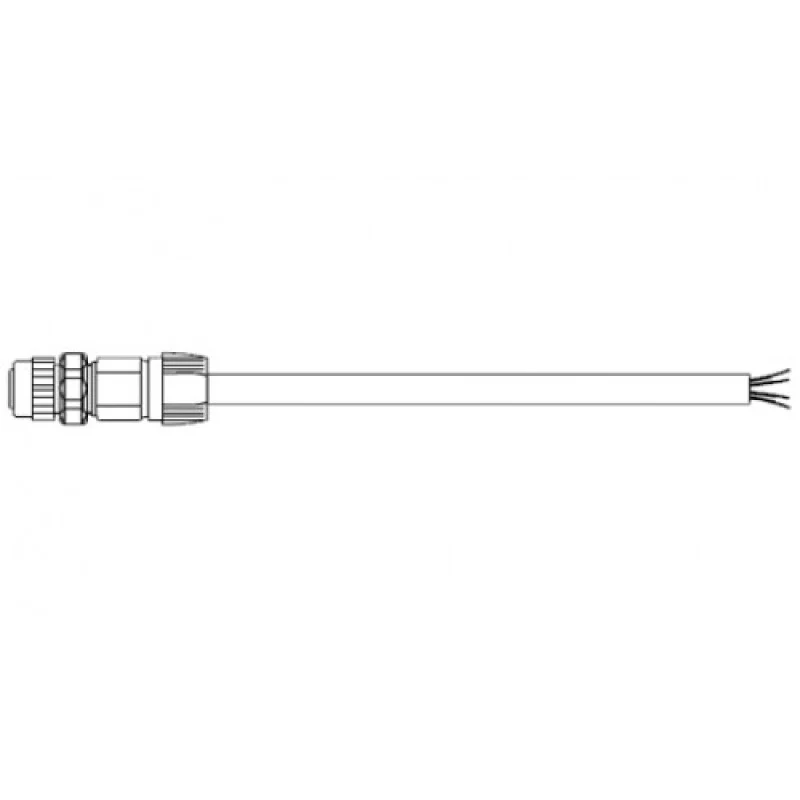 Кабель 4x2,5мм - Desina - для силовых цепей, 2м PCS025N02.0-0C2